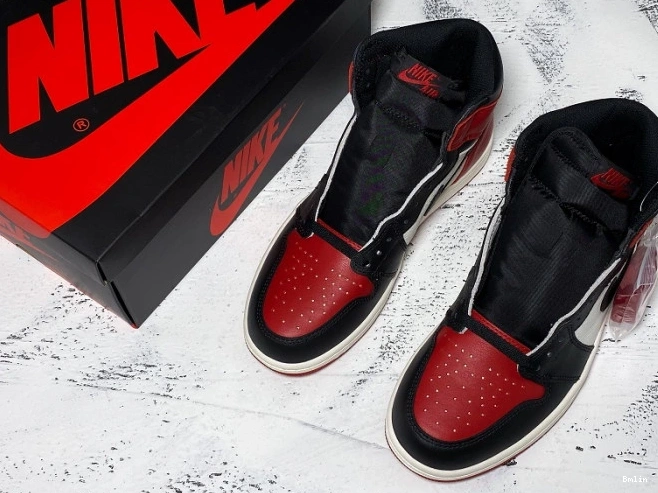 Bmlin Toe 555088-610 OG Bred Air Jordan High Retro 1 0825